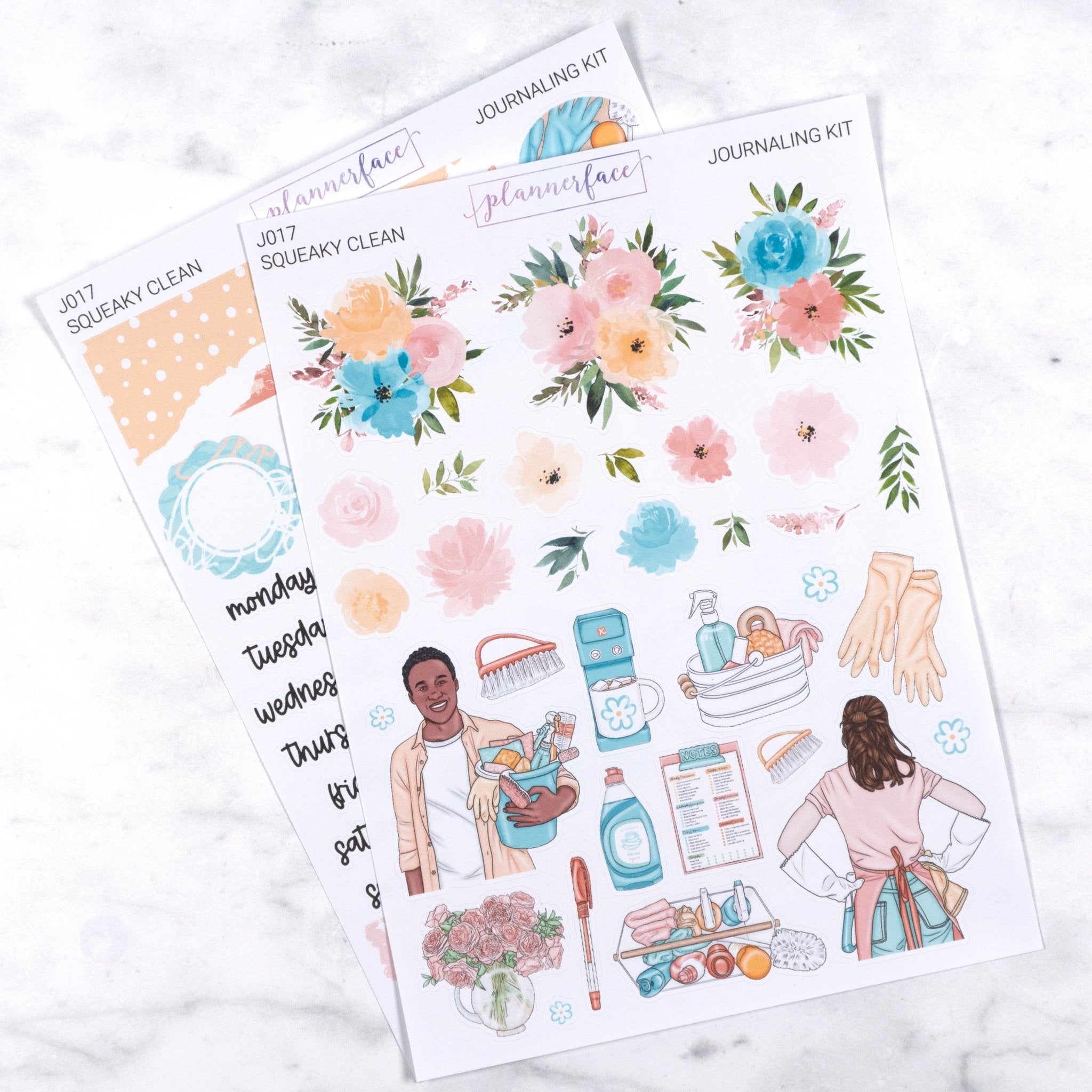 Squeaky Clean | Journaling Kit by Plannerface