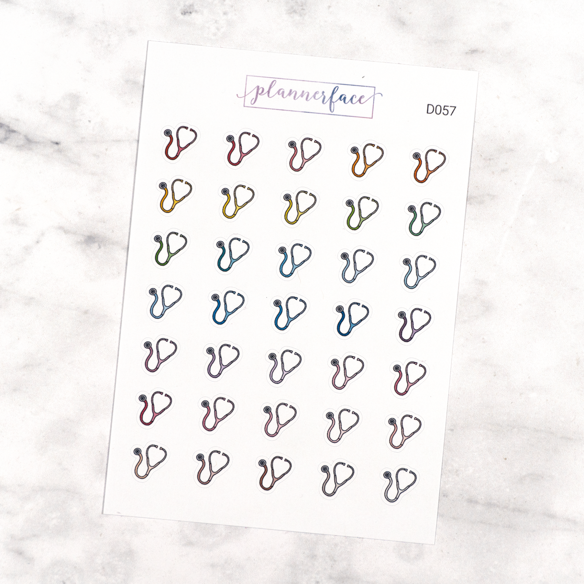 Stethoscope Multicolour Doodles by Plannerface