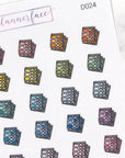 Sticker Sheets Multicolour Doodles by Plannerface