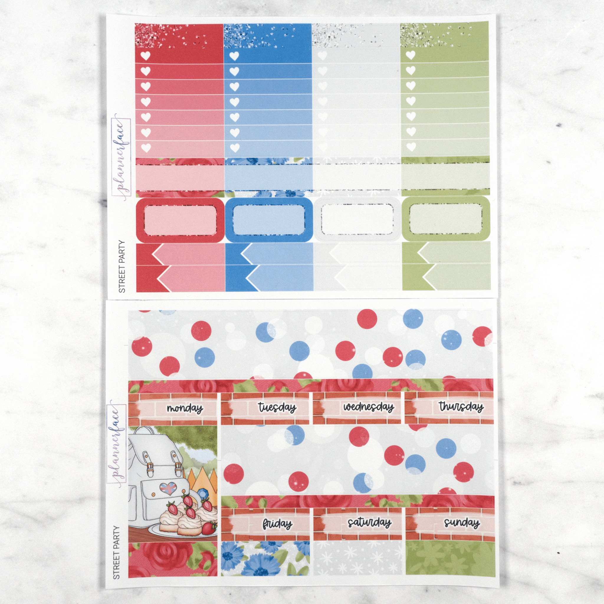 Street Party Weekly Kit by Plannerface