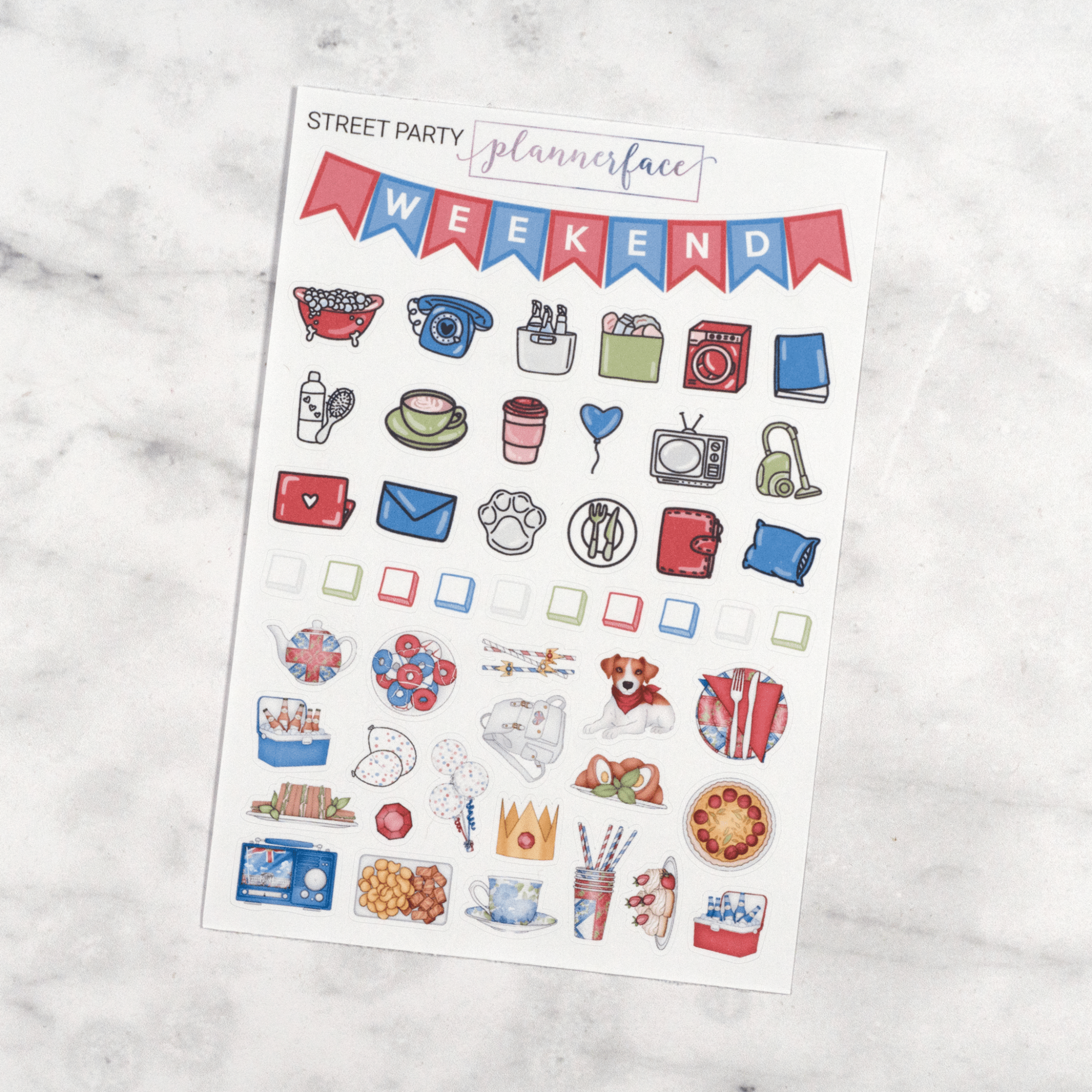 Street Party Weekly Kit by Plannerface