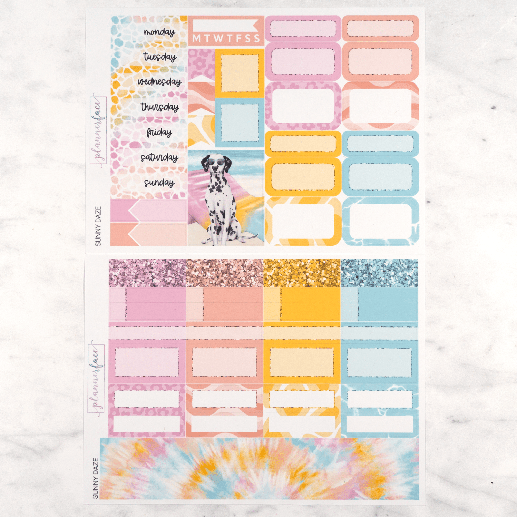 Sunny Daze Mini Kit by Plannerface