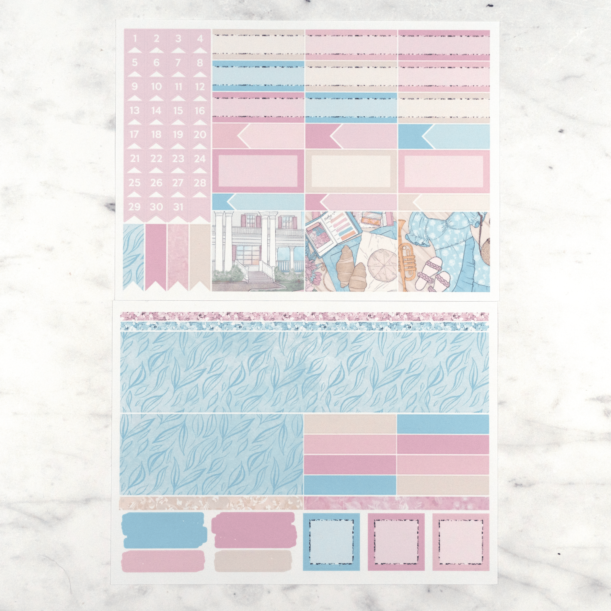 Swan Monthly Kit by Plannerface