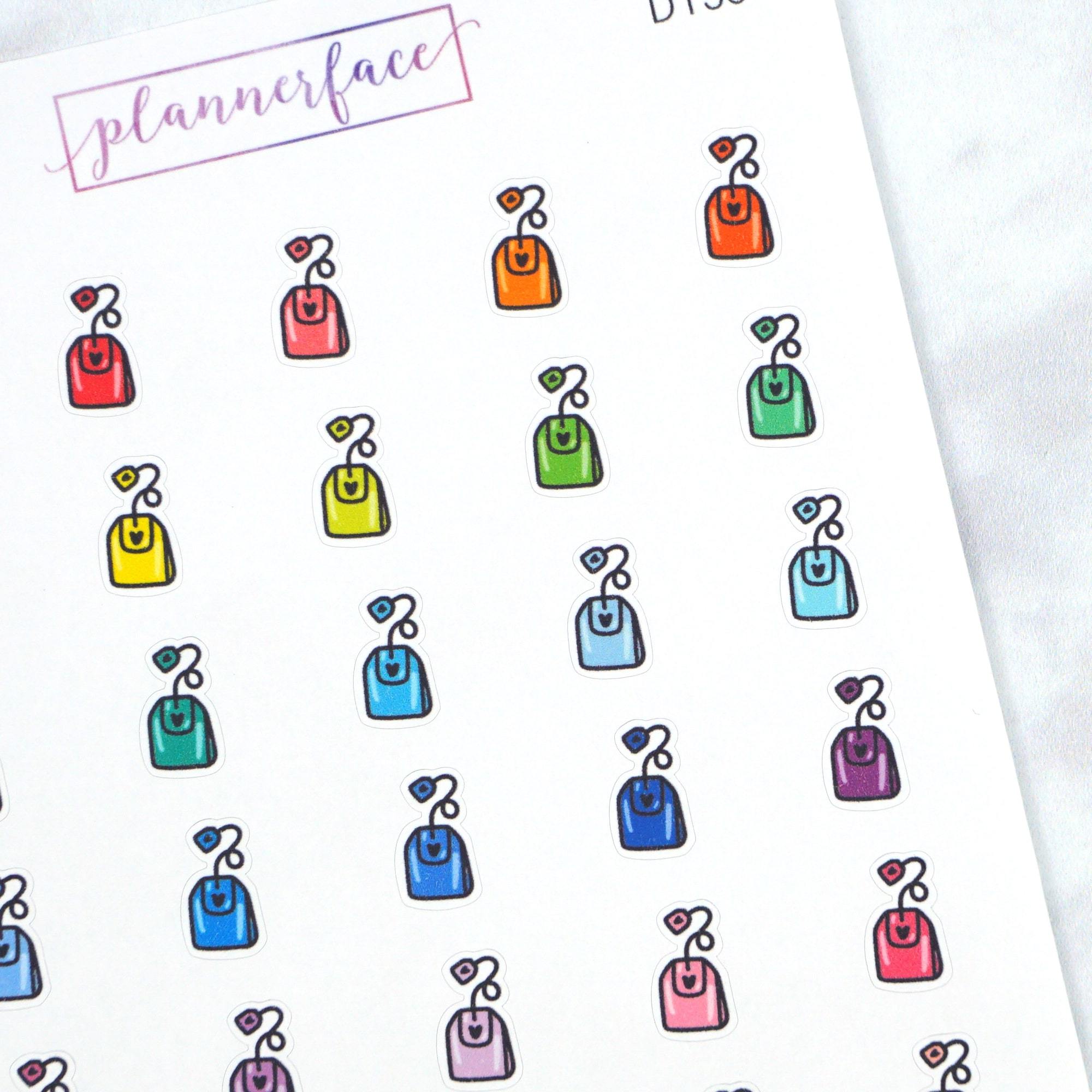 Tea Bag Multicolour Doodles by Plannerface