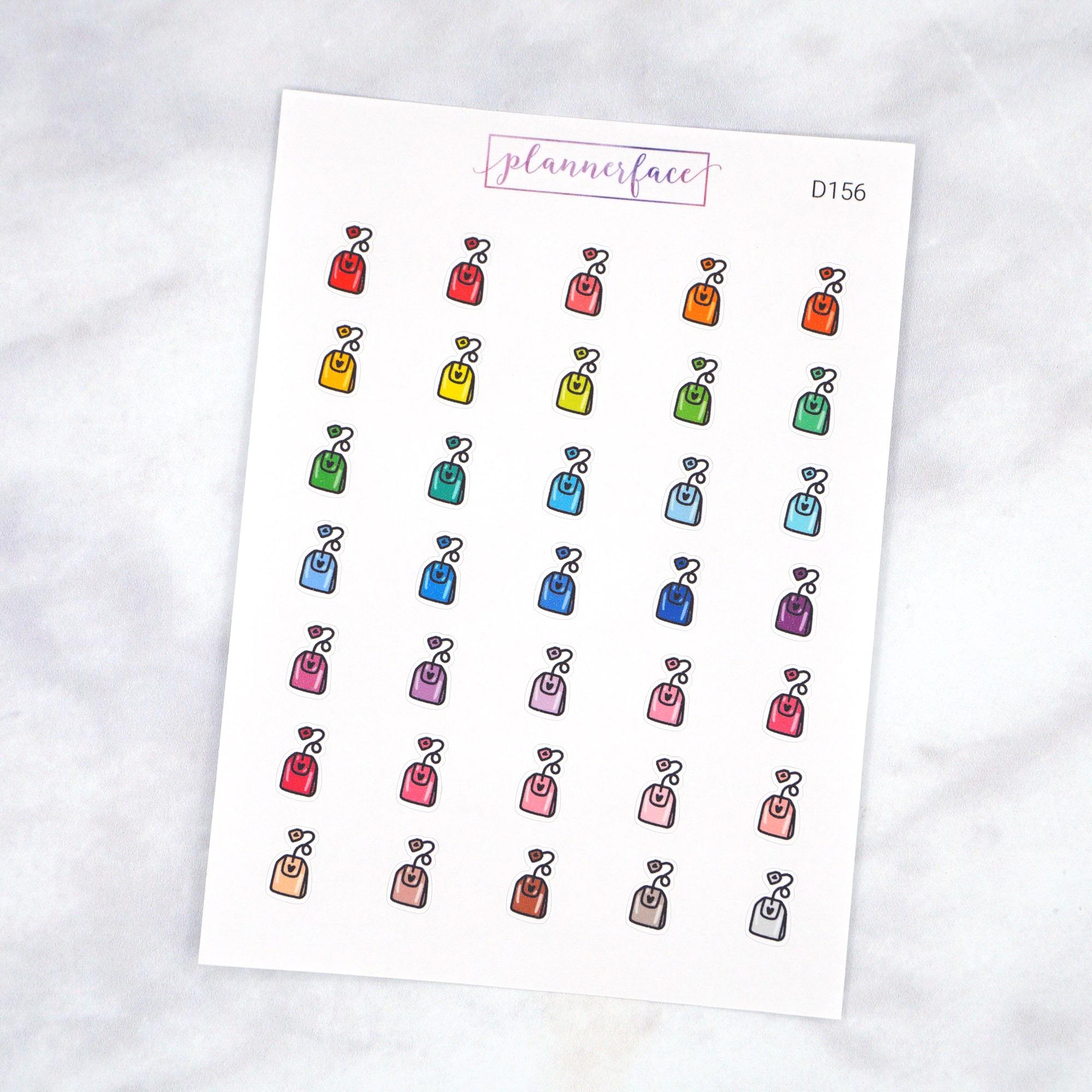 Tea Bag Multicolour Doodles by Plannerface