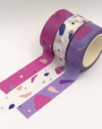 Terrazzo Washi Tape Set (3 Tapes) by Plannerface