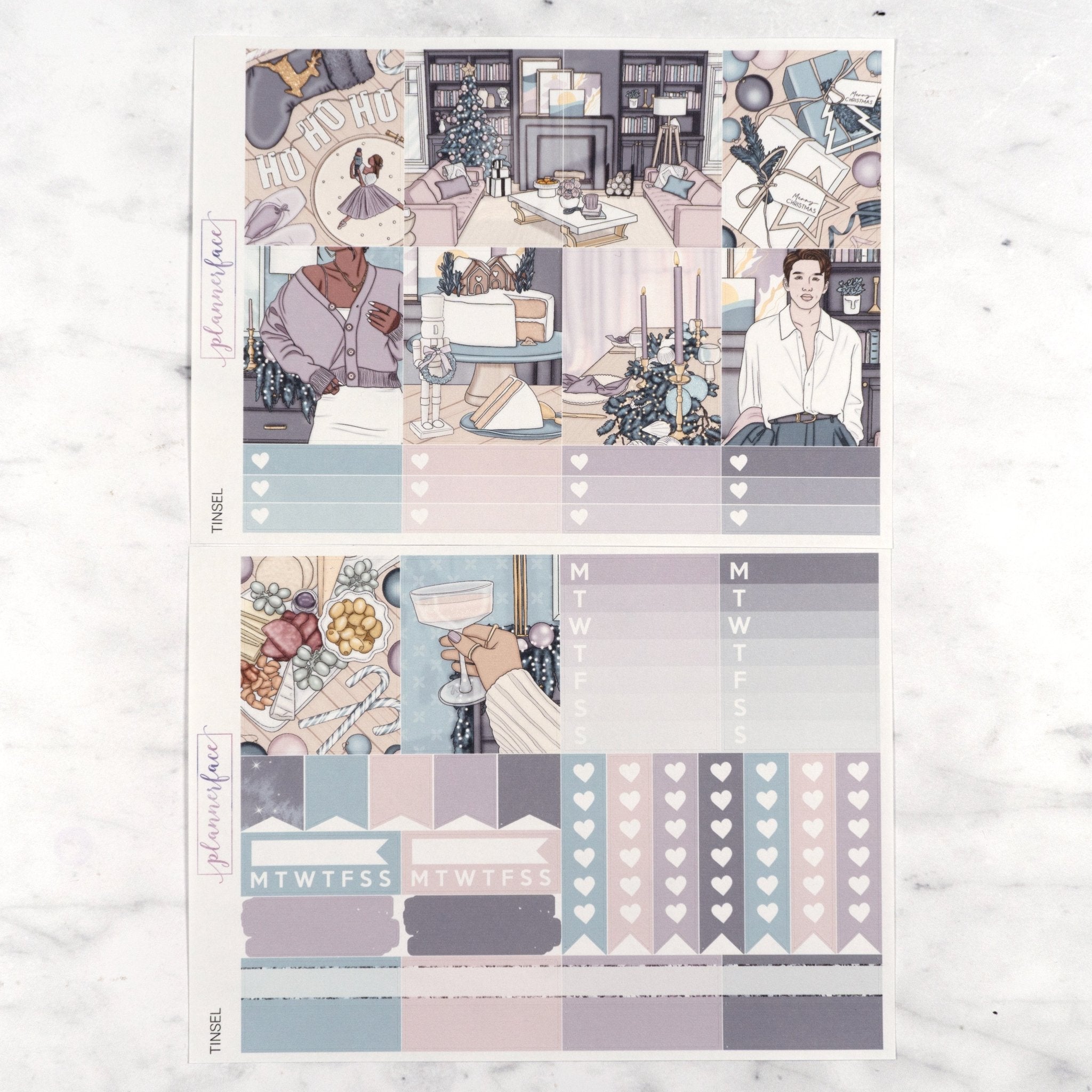 Tinsel Weekly Kit by Plannerface