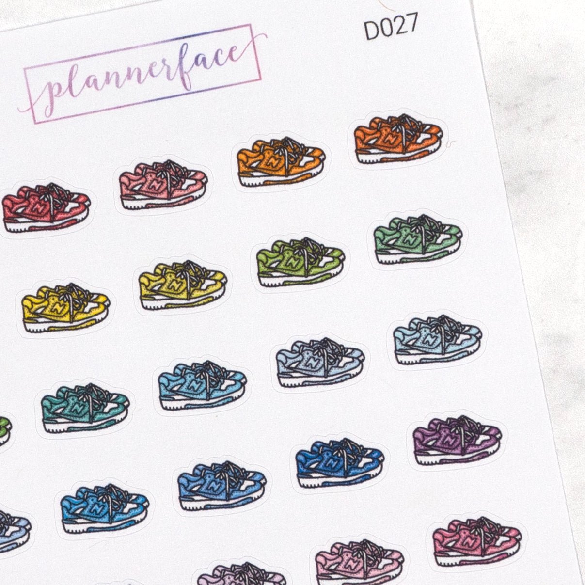 Trainers Multicolour Doodles by Plannerface