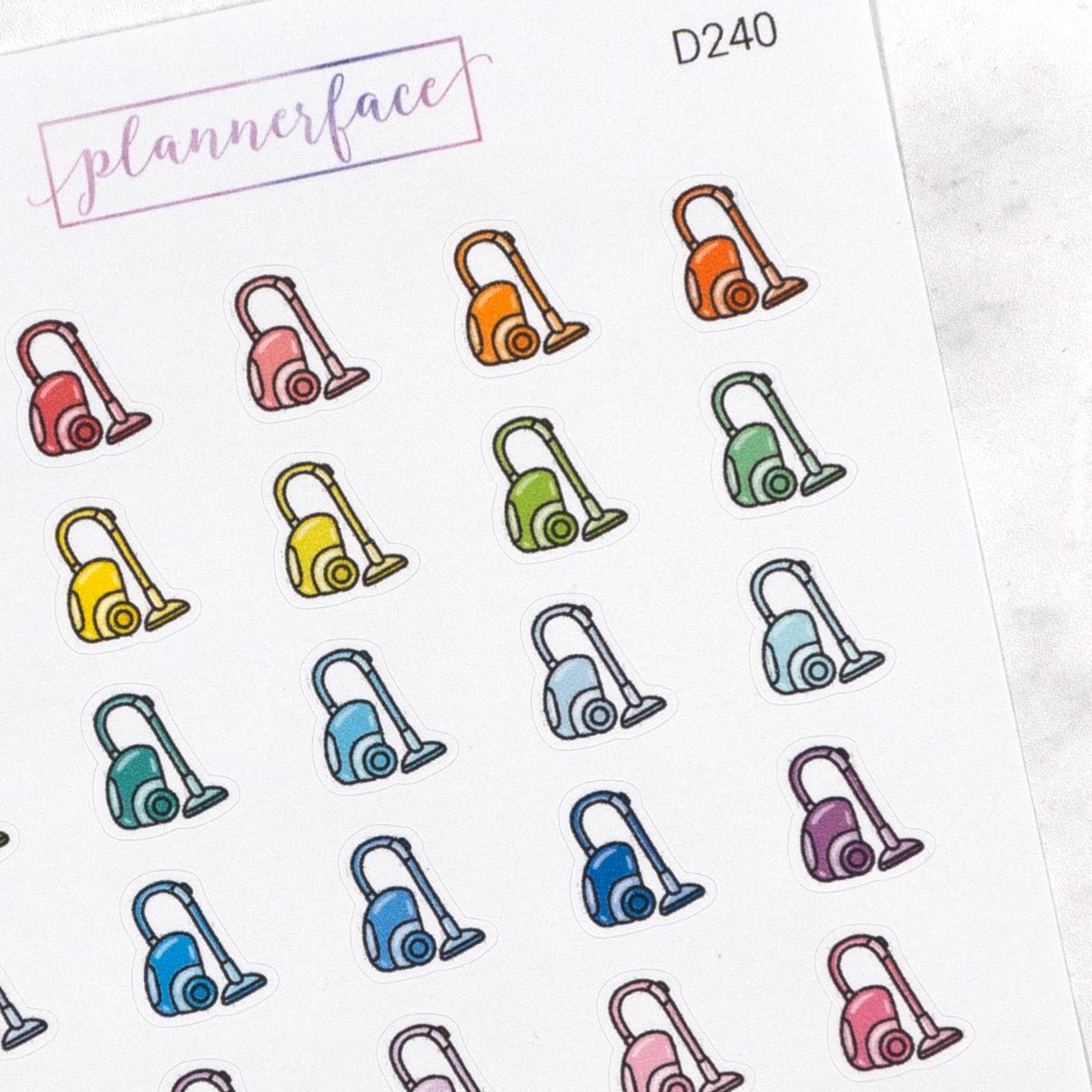 Vacuum Multicolour Doodles by Plannerface