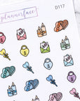 Valentine's Day Multicolour Doodle Sampler by Plannerface