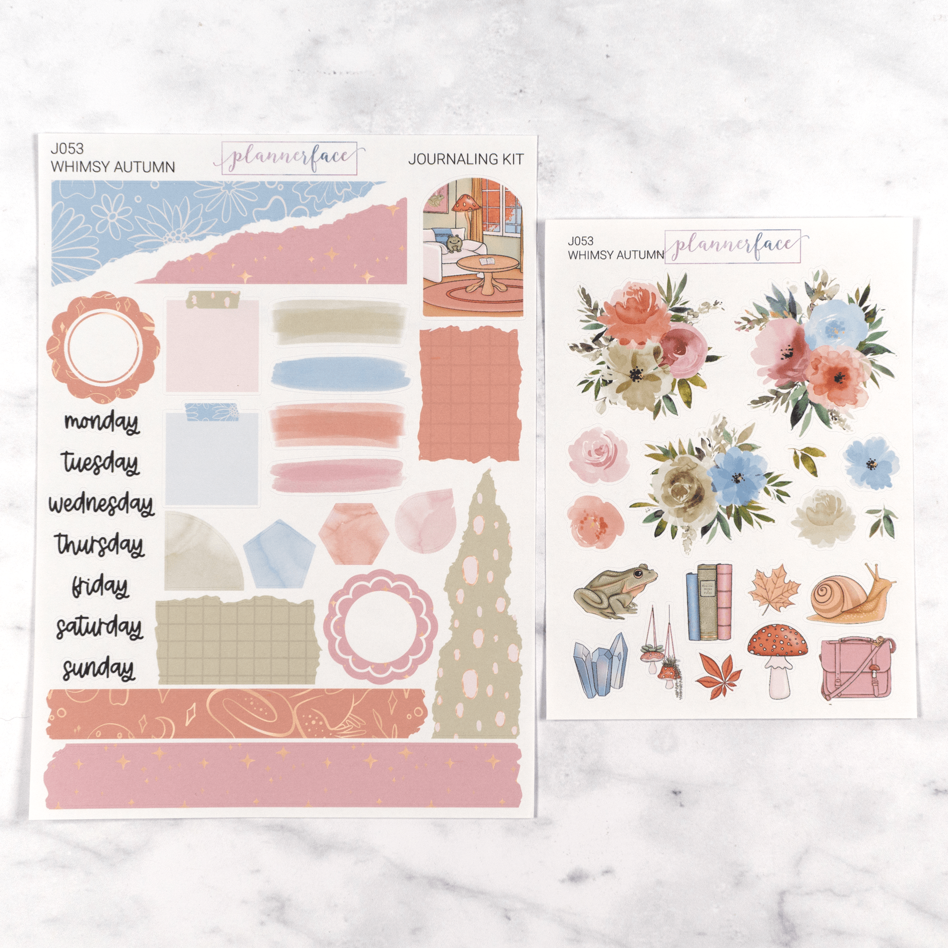 Whimsy Autumn | Journaling Kit by Plannerface
