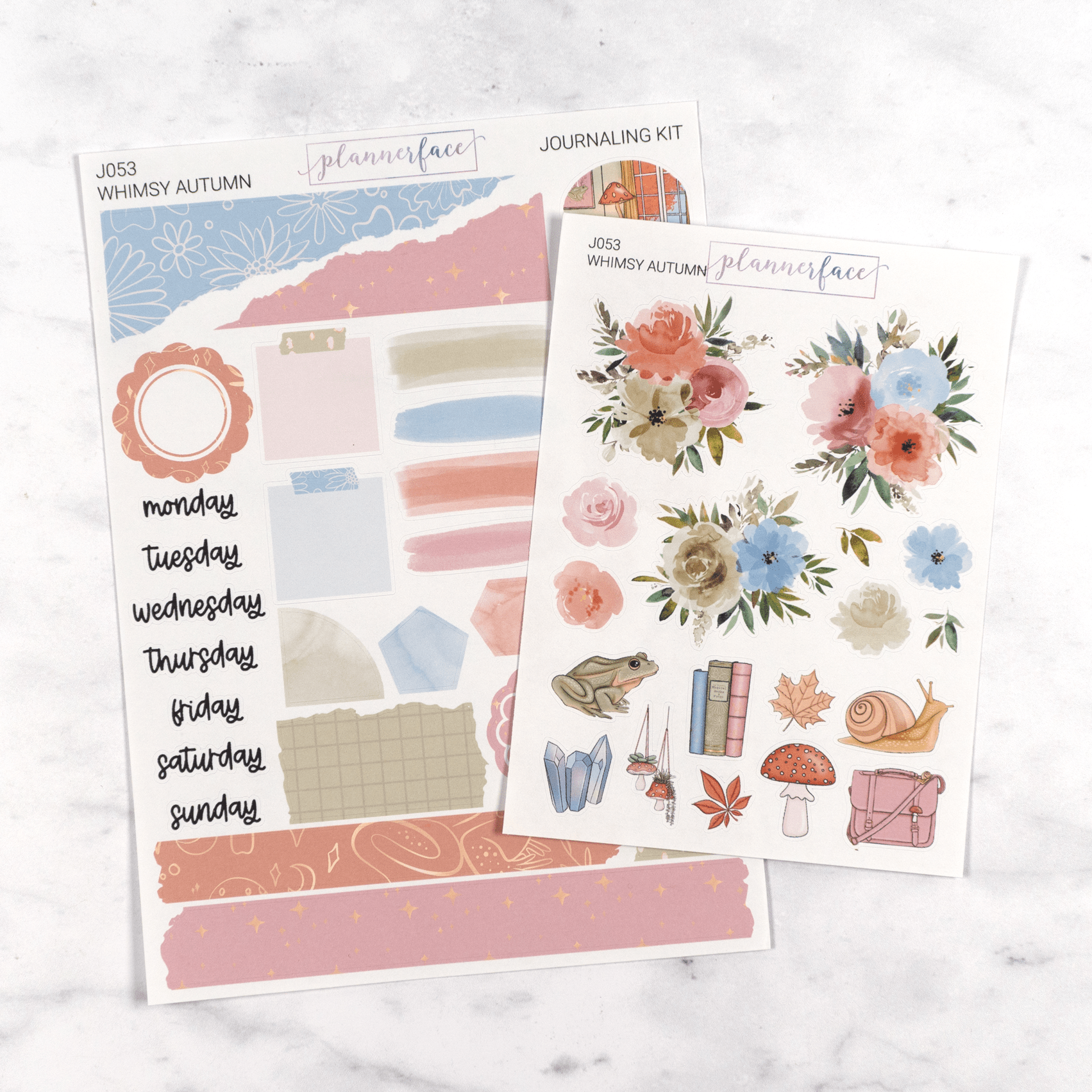 Whimsy Autumn | Journaling Kit by Plannerface