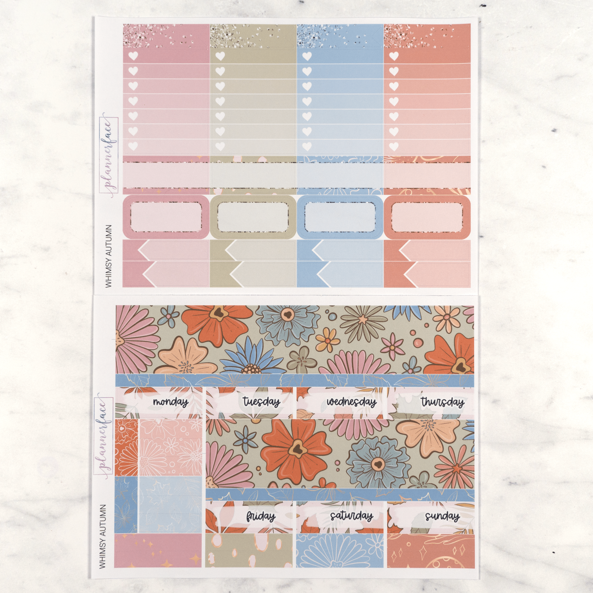 Whimsy Autumn Weekly Kit by Plannerface