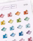 Yoga Mat Multicolour Doodles by Plannerface