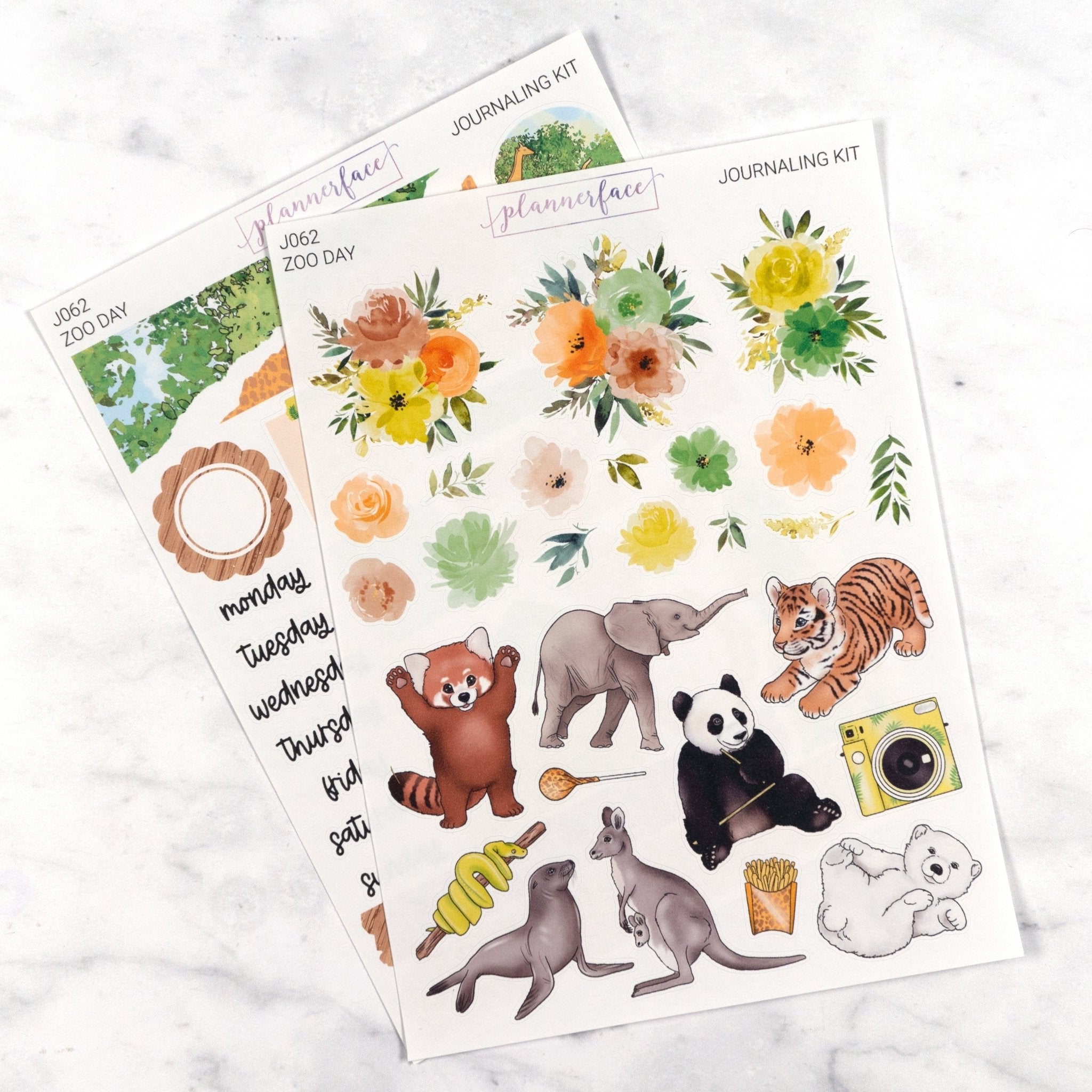 Zoo Day | Journaling Kit by Plannerface