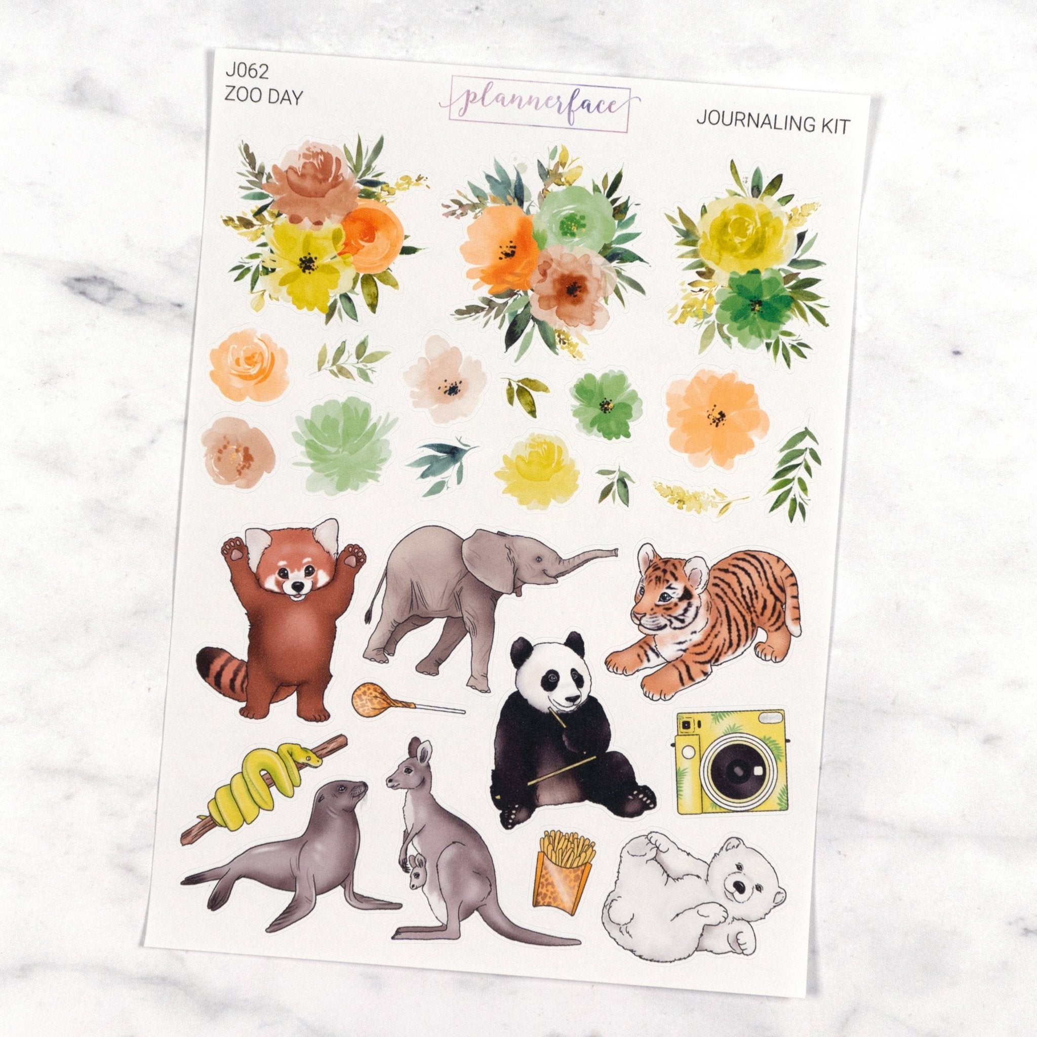 Zoo Day | Journaling Kit by Plannerface